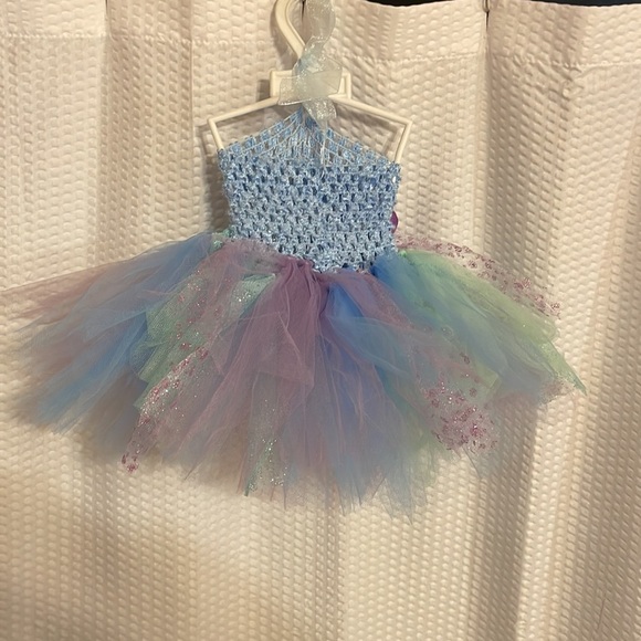 Pastel strapless dress with tutu for 18” dolls NWOT - Picture 2 of 3